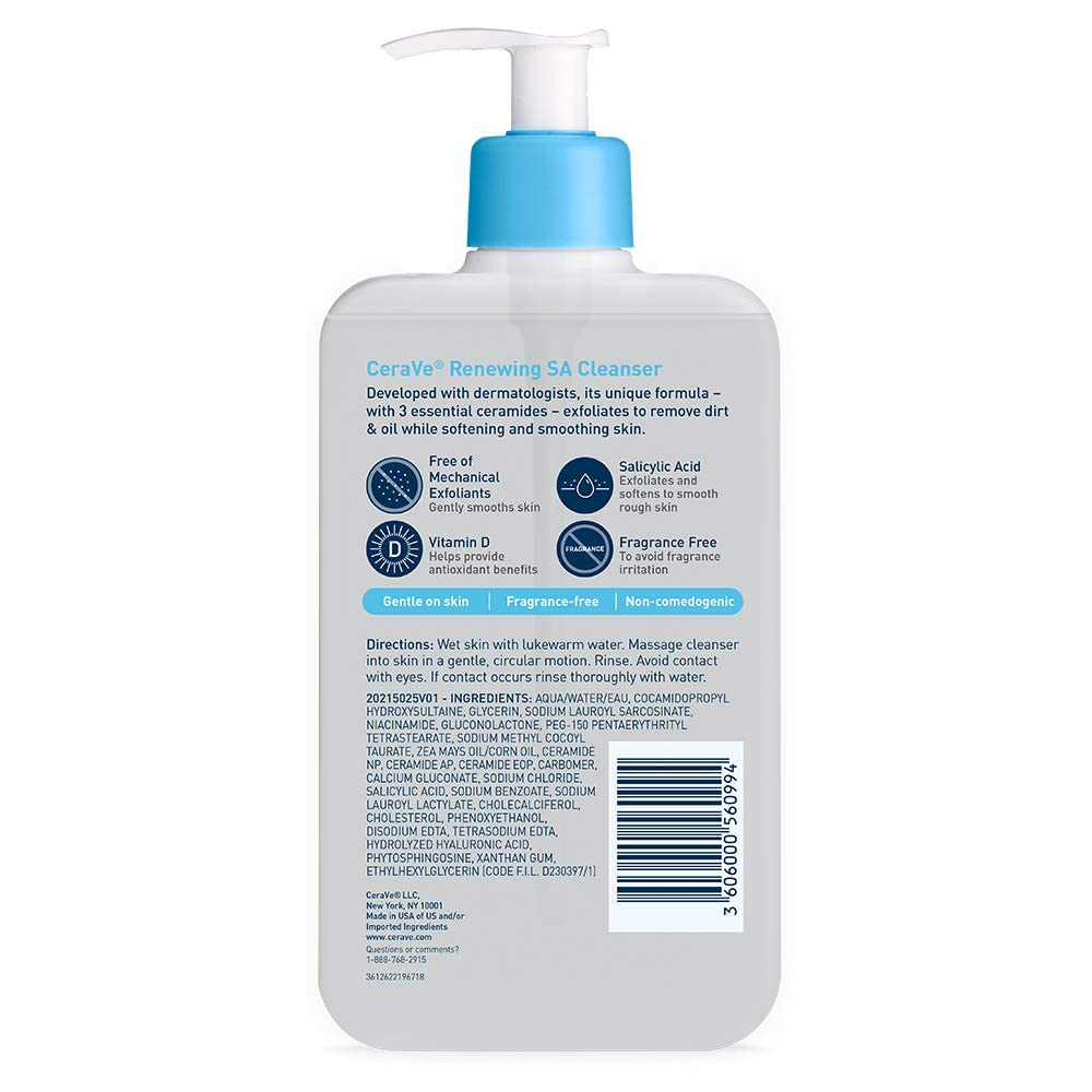 CeraVe Luxury BHA Exfoliating Cleanser – Elevated Skincare with Three Ceramides & Niacinamide