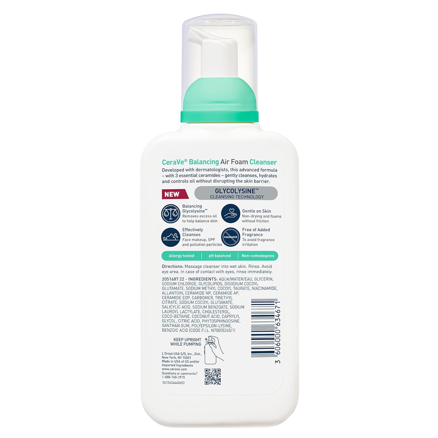 CeraVe Luxury Skincare Cleanser – Clinical-Grade Face Wash with Glycolysine™ Technology