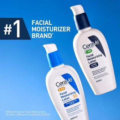 CeraVe PM Overnight Facial Lotion – Soothing Niacinamide & Ceramides for Evening Rituals
