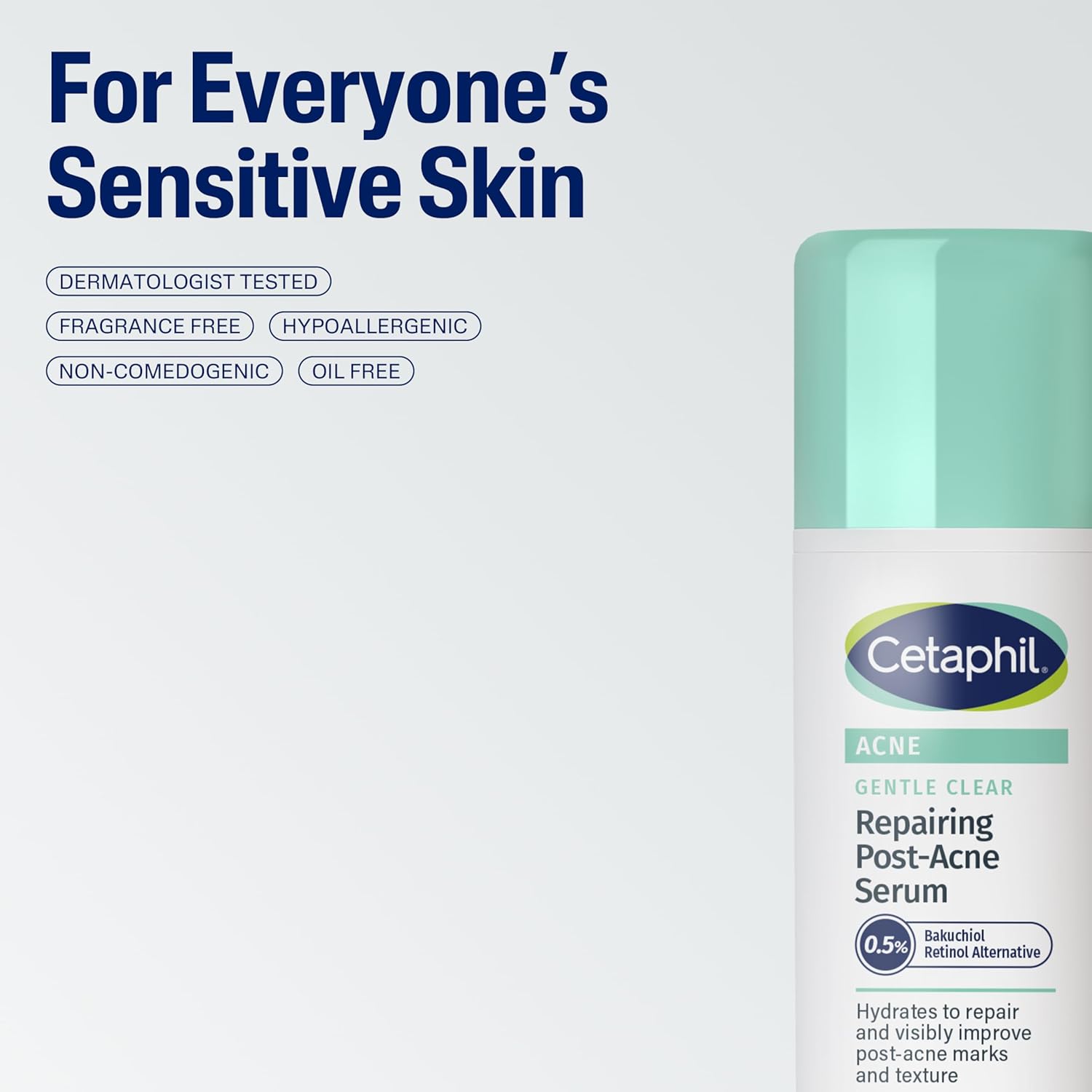 Cetaphil Gentle Clear Repairing Post-Acne Serum – Clean Beauty Staple for Simple Routines, Single-Step Tone Corrector