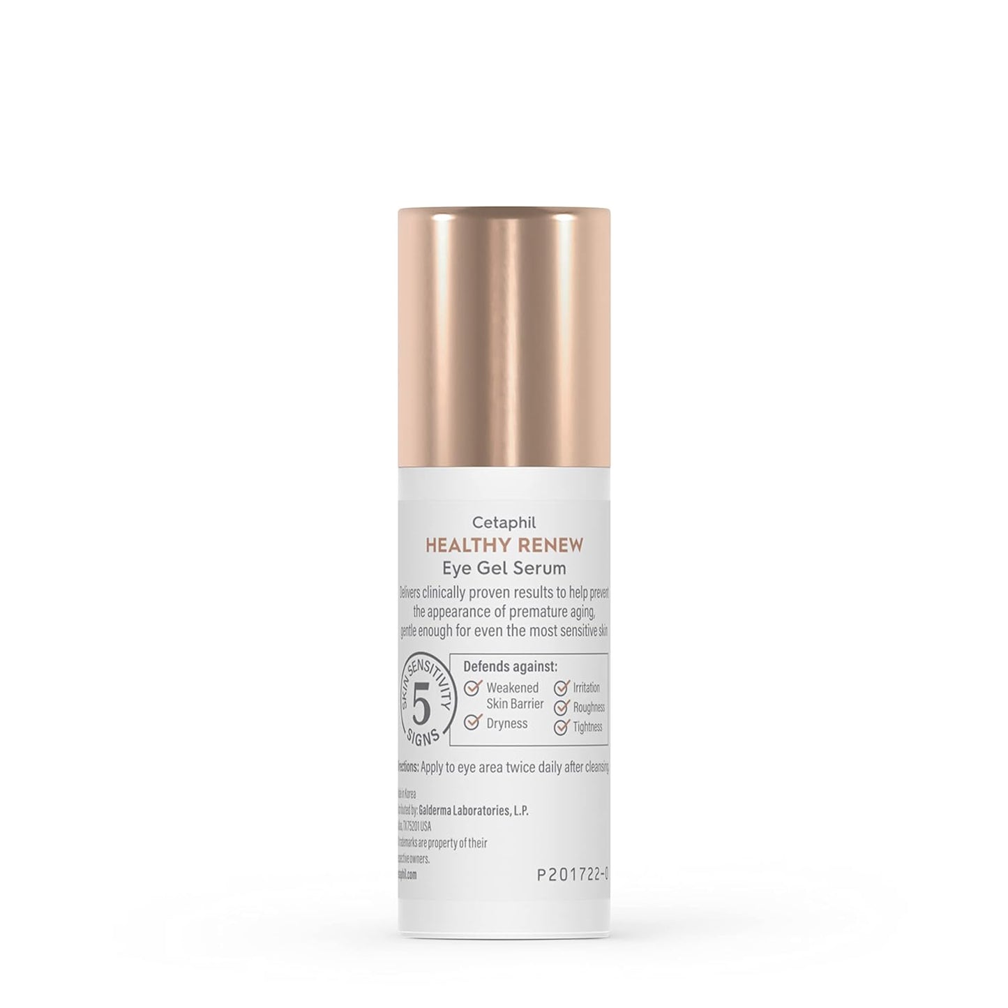 Cetaphil Healthy Renew Eye Gel Serum – Mindful Morning Skincare Boost, Peptide Eye Treatment for Sensitive Skin