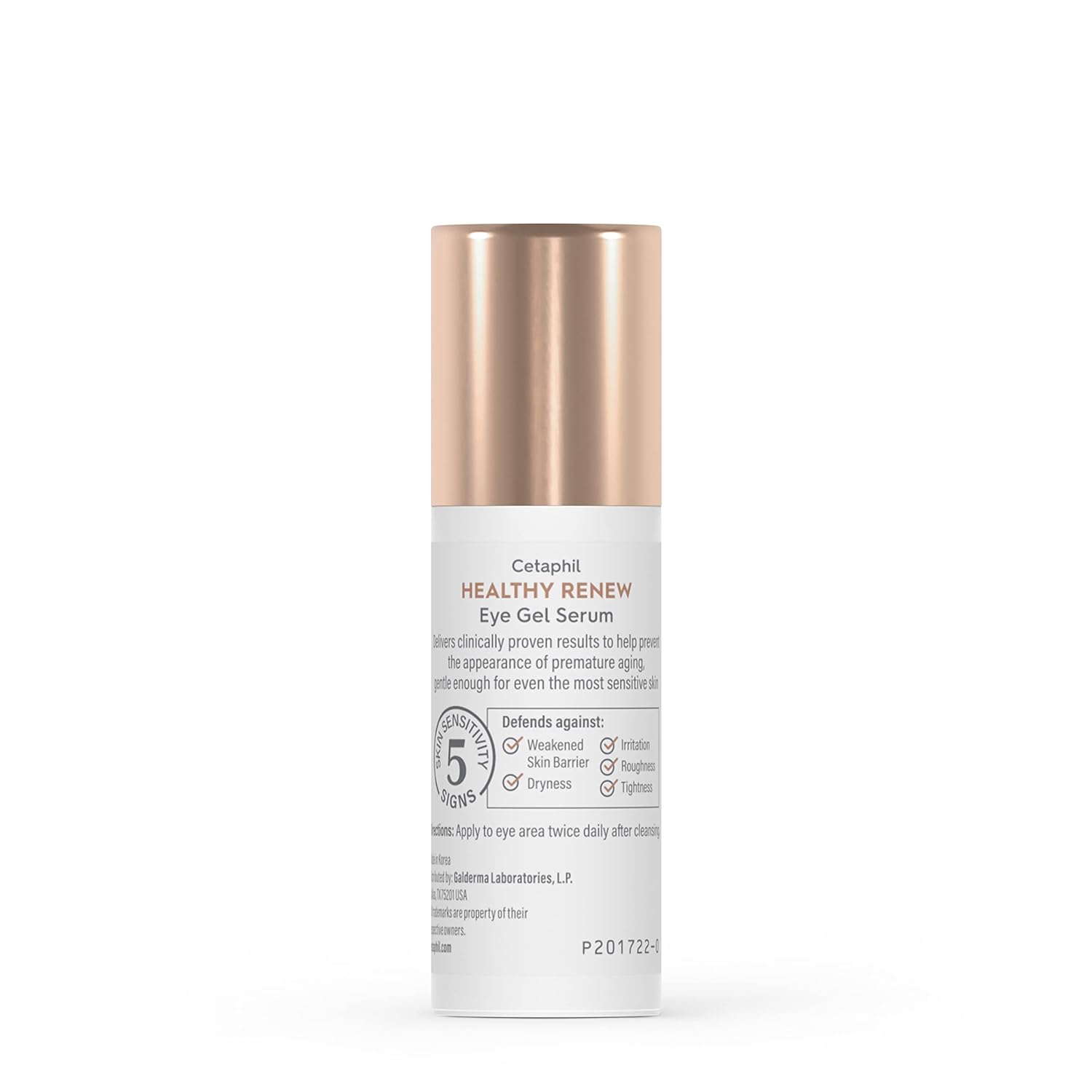 Cetaphil Healthy Renew Eye Gel Serum – Mindful Morning Skincare Boost, Peptide Eye Treatment for Sensitive Skin