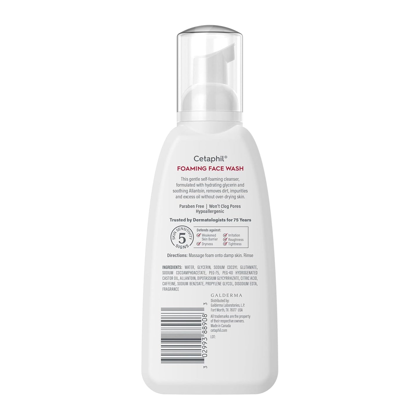 Cetaphil Sensitive Skin Care – Elegantly Crafted Calming Cleanser with Licorice & Allantoin Blend