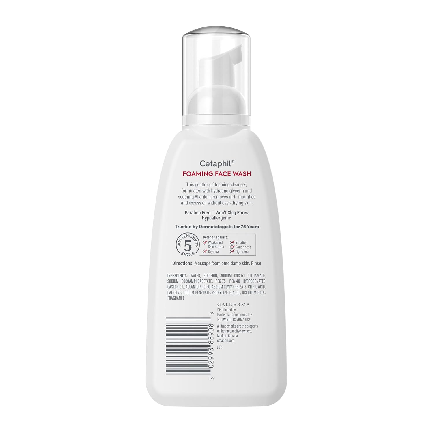 Cetaphil Sensitive Skin Care – Elegantly Crafted Calming Cleanser with Licorice & Allantoin Blend