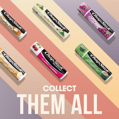 ChapStick Classic Cherry Lip Balm Tube Trio – Sun and Wind Protection for Picnics, Beach Trips, and Trail Walks