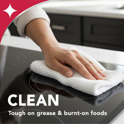 citrus-scented liquid that cuts through grease, splatters, and oily film