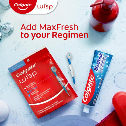 Colgate Max Fresh Wisp Disposable Toothbrush – Post-Workout Mouth Freshness & Minty Rejuvenation