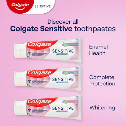 Colgate Sensitive Teeth Whitening Toothpaste – Practical Housewarming Gift for New Homeowners Seeking Stain Removal and Fresh Breath