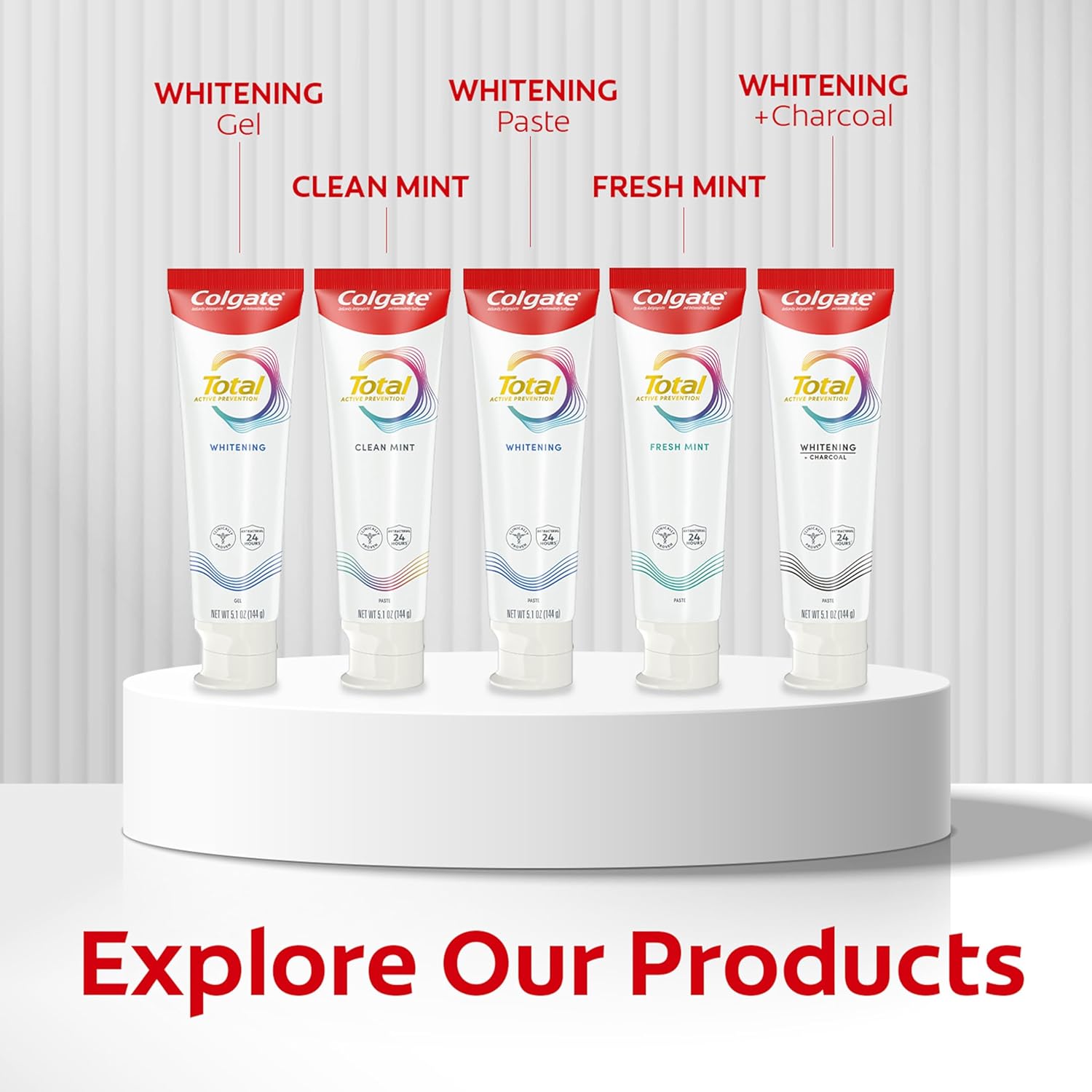 Colgate Total Advanced Formula Toothpaste 4-Pack – Elevated Dental Care with Stannous Fluoride