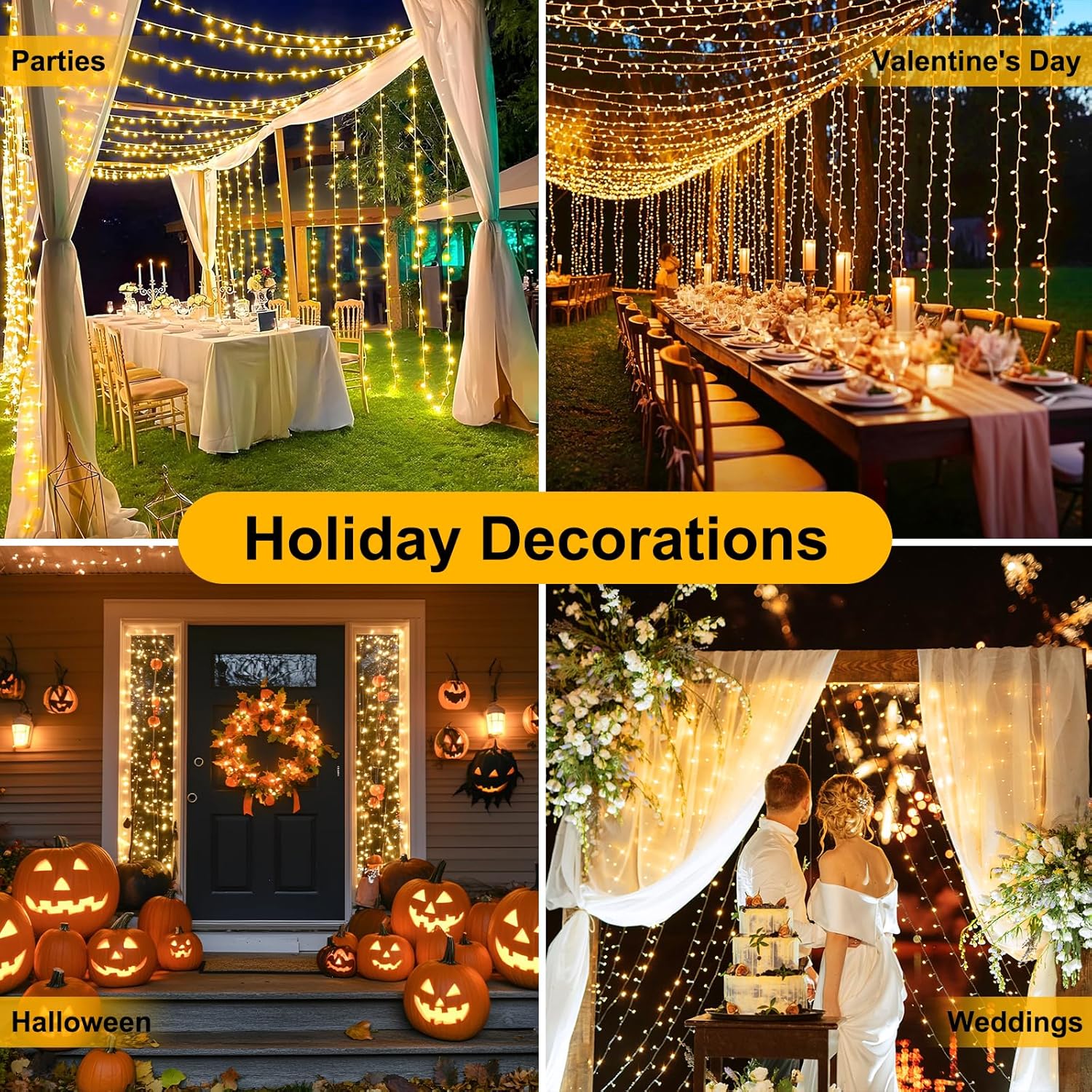 CozyAura LED String Lights – Thoughtful Valentine's Day and Mother's Day Gift, Indoor and Outdoor Decor