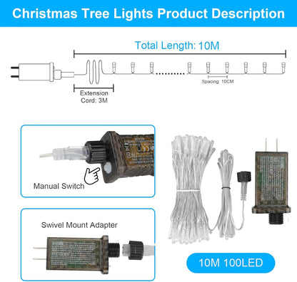 CozyAura LED String Lights – Thoughtful Valentine's Day and Mother's Day Gift, Indoor and Outdoor Decor