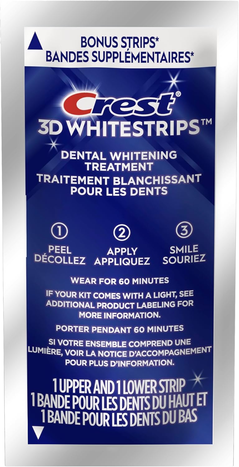 Crest 3D Whitestrips Professional Effects – Luxury Teeth Whitening Strips with Advanced Seal Technology & Professional Formula