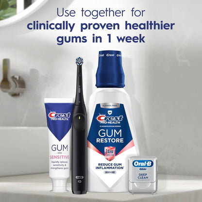 Crest Antibacterial Toothpaste 4.8oz (3-Pack) – Clinically Proven Focus Support & Gum Health for Busy Adults