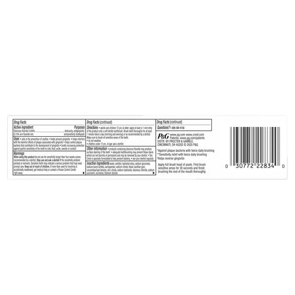 Crest Antibacterial Toothpaste 4.8oz (3-Pack) – Clinically Proven Focus Support & Gum Health for Busy Adults