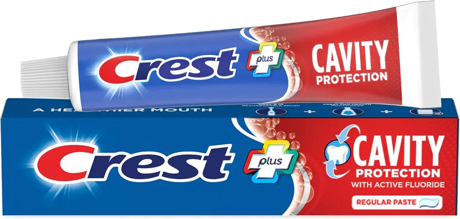 Crest Cavity Protection Toothpaste – Wind-Down Brushing Routine for Stress-Free Adult Wellness