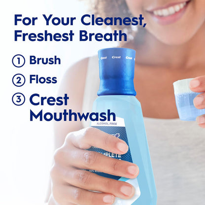 Crest Complete Clean Antigingivitis Rinse – Non-Toxic Gum Disease Solution for Shared Bathrooms