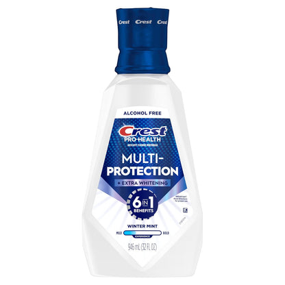 Crest Pro-Health Advanced Whitening Mouthwash – Simple, Alcohol-Free Oral Care Essentials