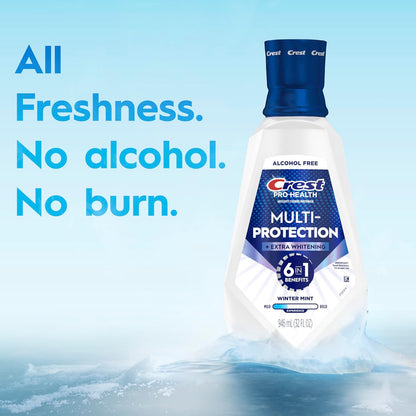 Crest Pro-Health Advanced Whitening Mouthwash – Simple, Alcohol-Free Oral Care Essentials