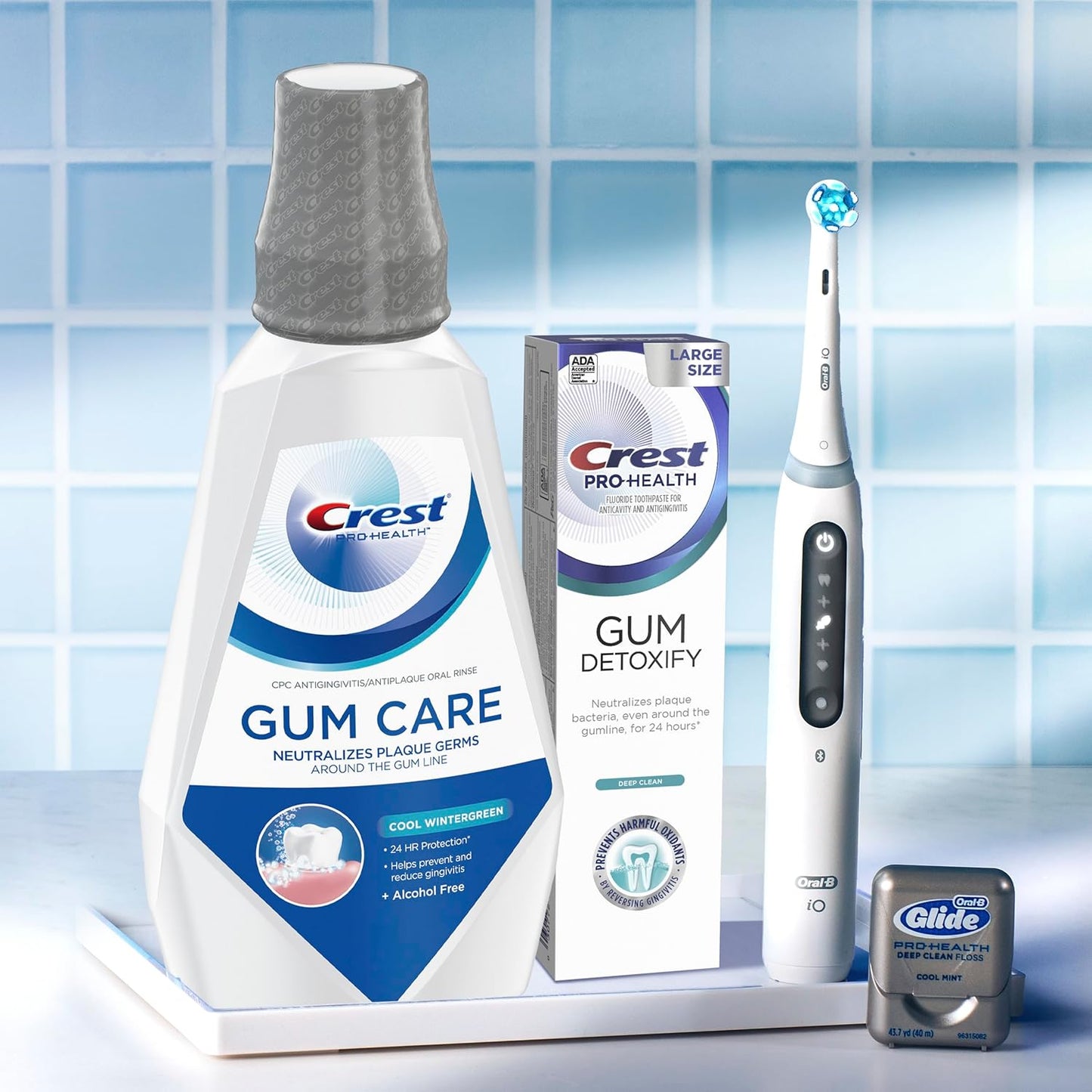Crest Pro-Health Antibacterial Mouthwash – Gentle Formula Safe for Kids, Pets & Sensitive Gums