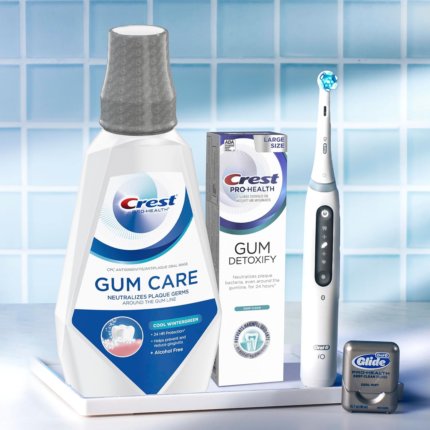 Crest Pro-Health Antibacterial Mouthwash – Gentle Formula Safe for Kids, Pets & Sensitive Gums