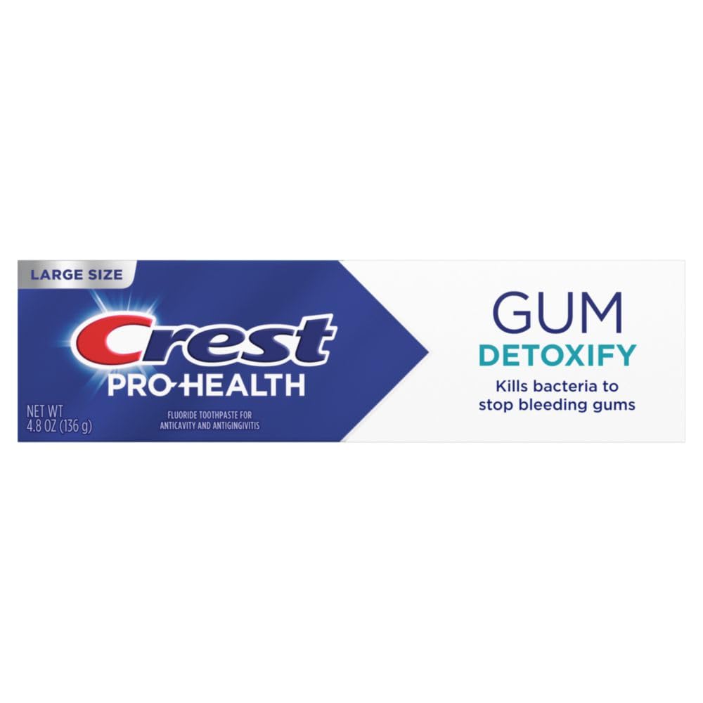 Crest Pro-Health Gum Detoxify Deep Clean – Antibacterial Toothpaste to Support Your Daily Work Ritual