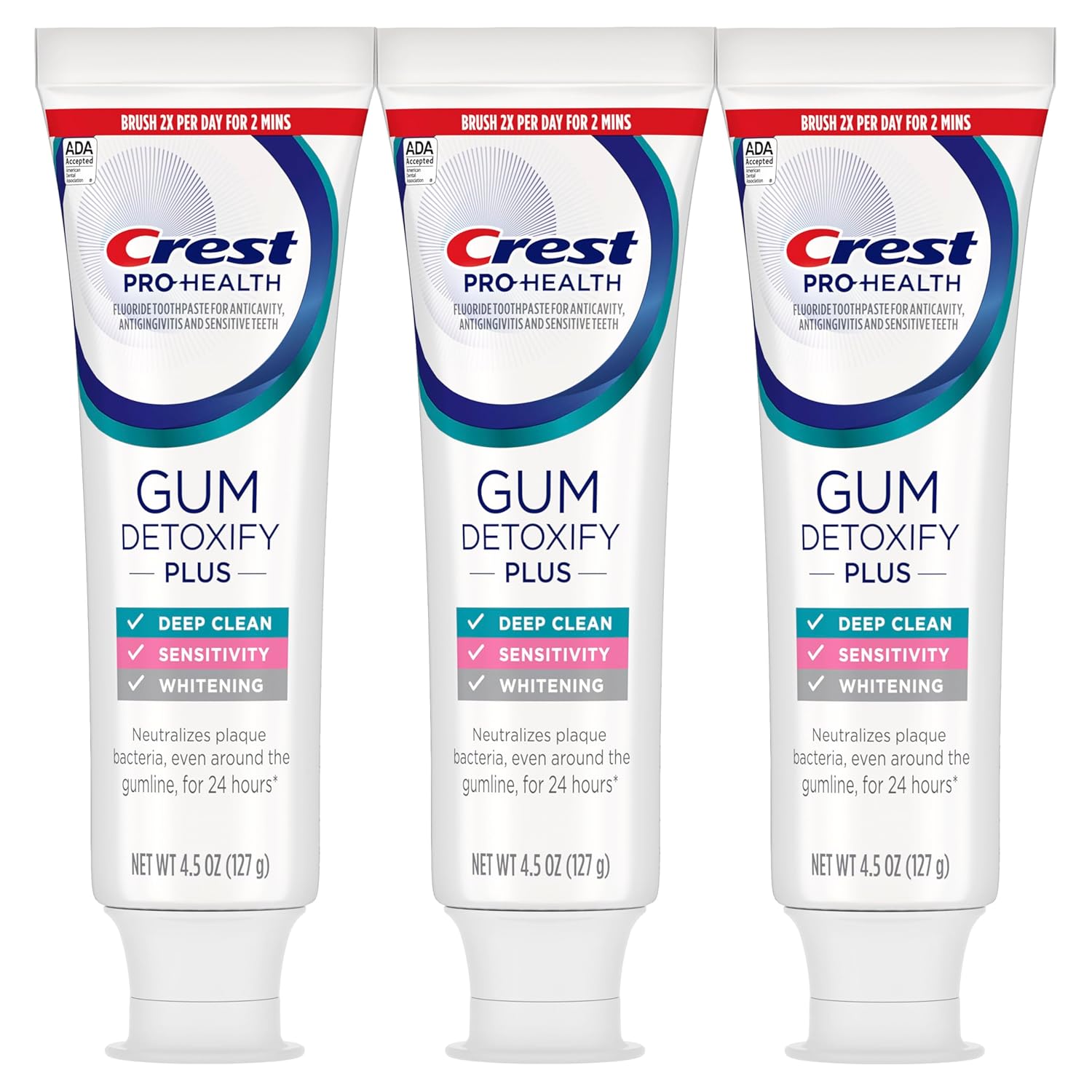 Crest Pro-Health Gum Detoxify Plus Toothpaste – Clinically Proven Gum Protection, No-Risk Formula