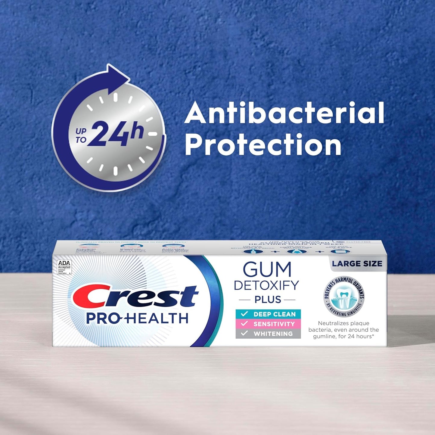 Crest Pro-Health Gum Detoxify Plus Toothpaste – Clinically Proven Gum Protection, No-Risk Formula
