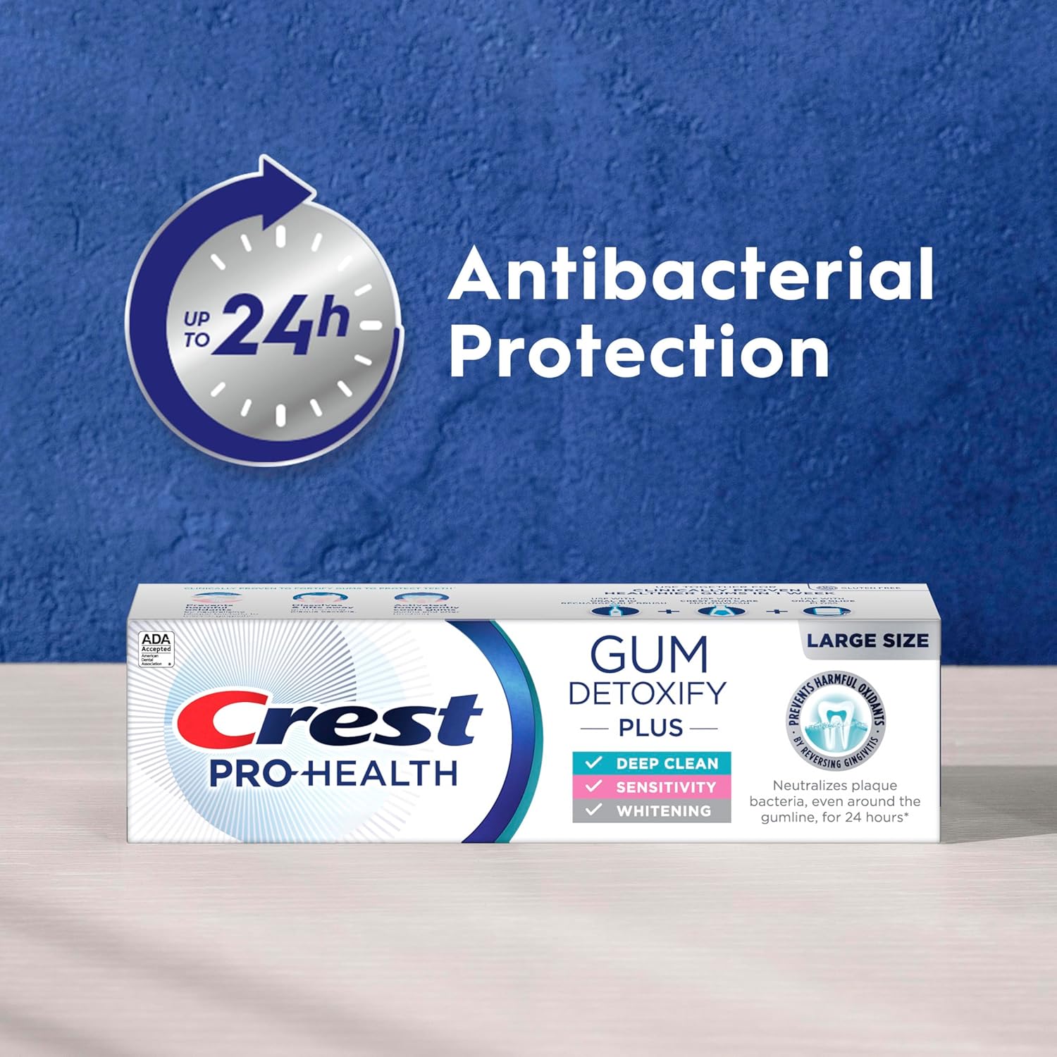 Crest Pro-Health Gum Detoxify Plus Toothpaste – Clinically Proven Gum Protection, No-Risk Formula