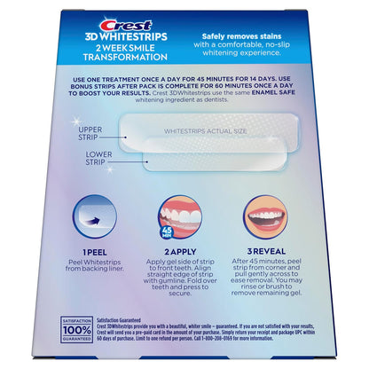 Crest Teeth Whitening Strips – Luxury Dental Care Kit, Dentist-Recommended Elegance