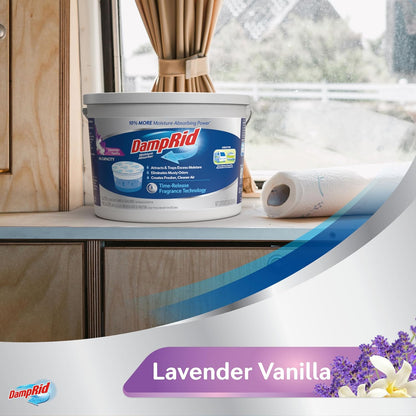 DampRid Moisture Absorber Bucket – No Electricity or Heat Required, Worry-Free Humidity Control for Nurseries and Bedrooms, 2 lb. 15.5 oz.