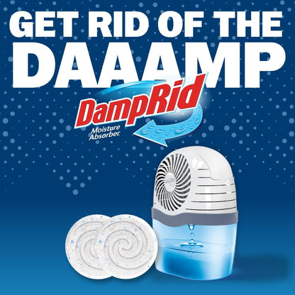 DampRid Reusable Moisture Absorber – Smokeless Overnight Air Care for Nursery, Zero Fire Risk