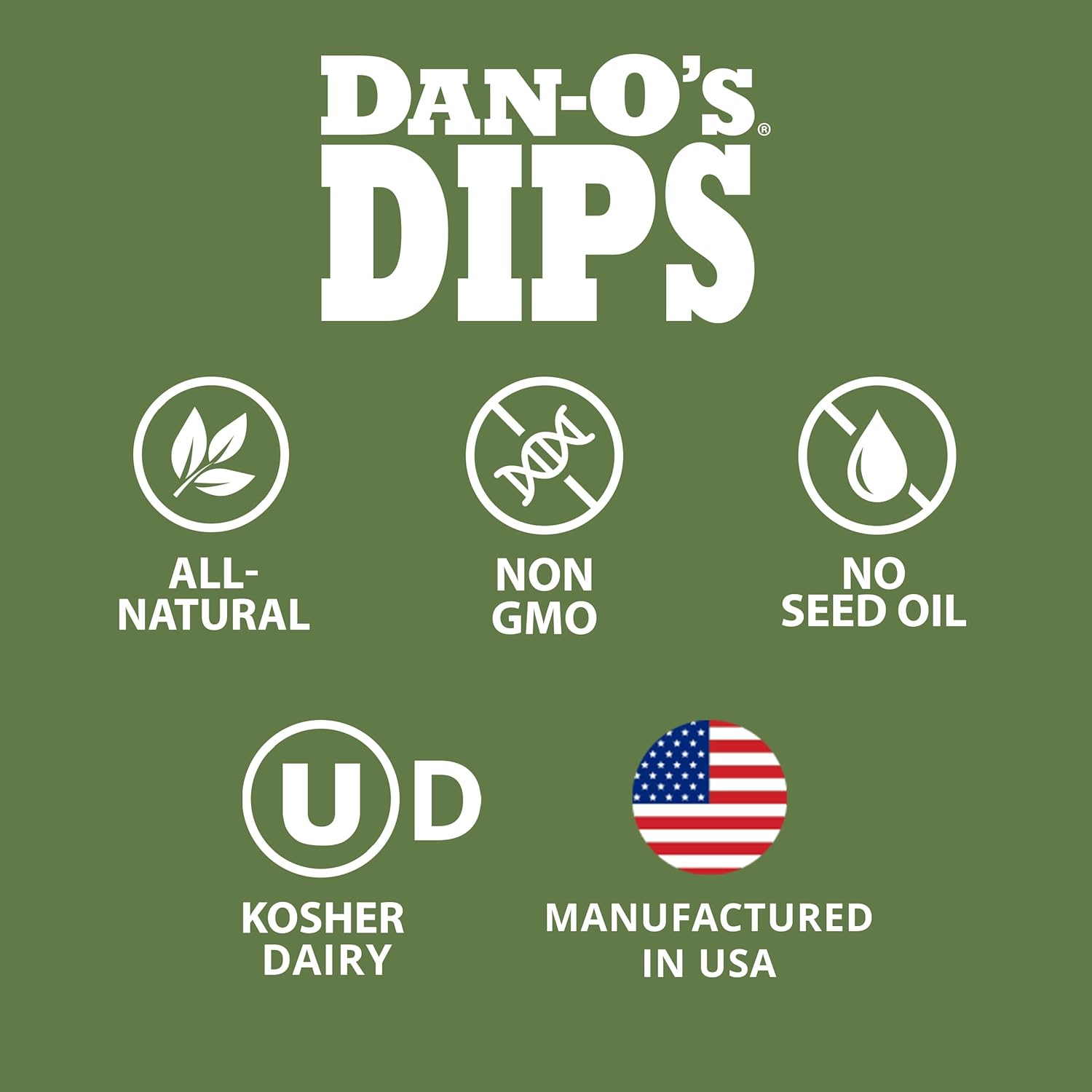 Dan-O's Dips 8-Pack – Kid-Friendly Snack Seasoning for Lunchboxes and After-School Plates