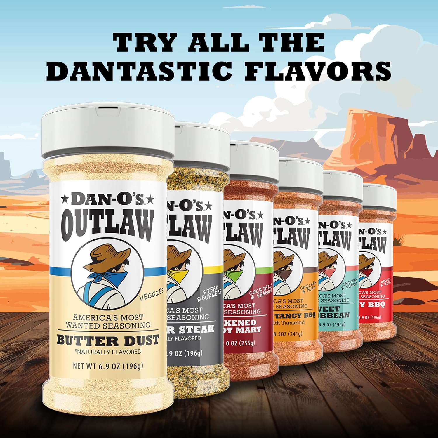 Dan-O's Outlaw Butter Dust Seasoning – Clean Label Buttery Spice for the Intentional, Uncluttered Kitchen