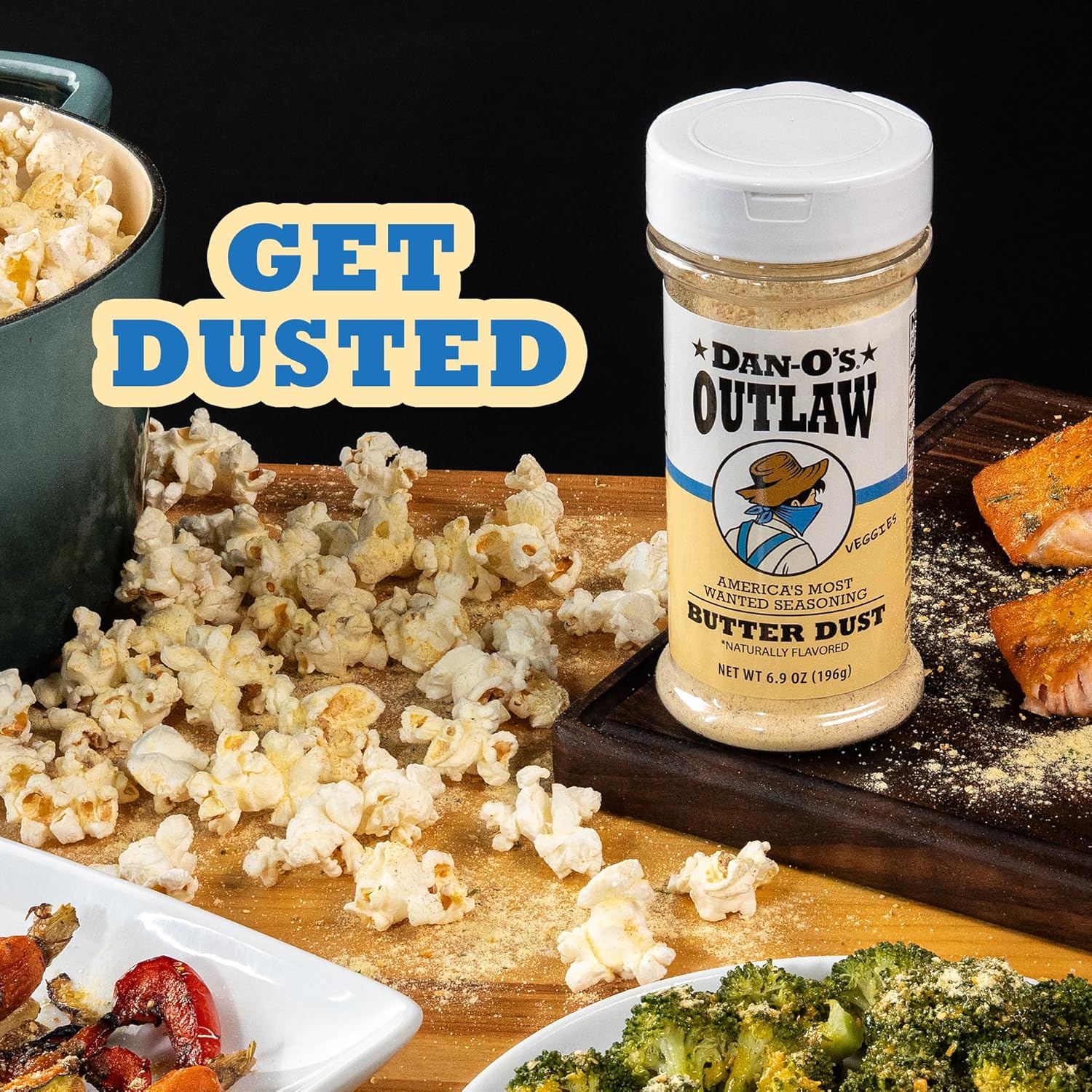Dan-O's Outlaw Butter Dust Seasoning – Clean Label Buttery Spice for the Intentional, Uncluttered Kitchen