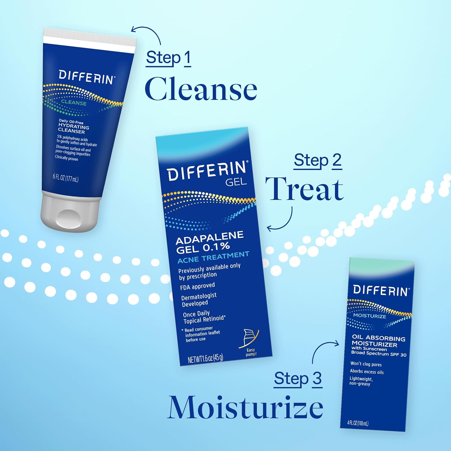 Differin Adapalene Gel – Gentle Nighttime Acne Care for Your Daily Wellness Skincare Ritual