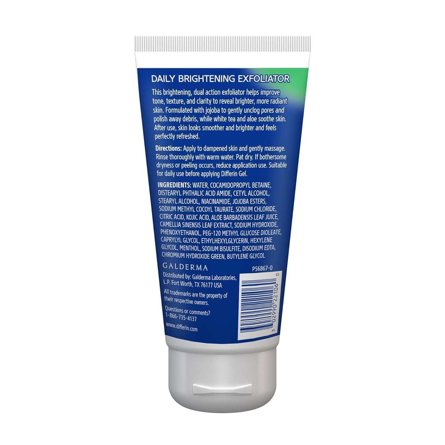 Differin Face Scrub with Kojic Acid – All-in-One Brightening Exfoliator for a Less-Is-More Routine