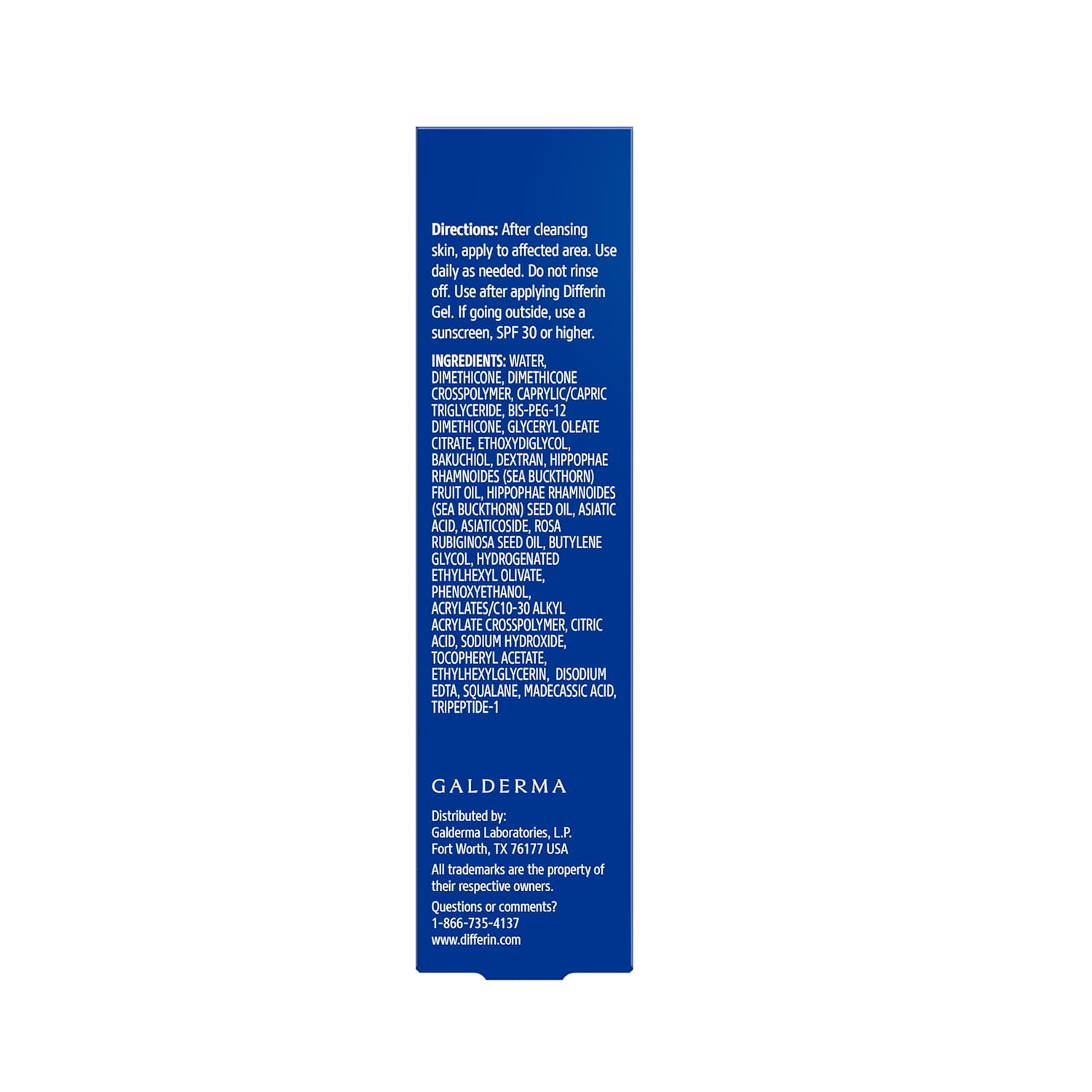 Differin Resurfacing Scar Gel – All-in-One Texture and Firmness Care in a Compact Tube, 1 Oz