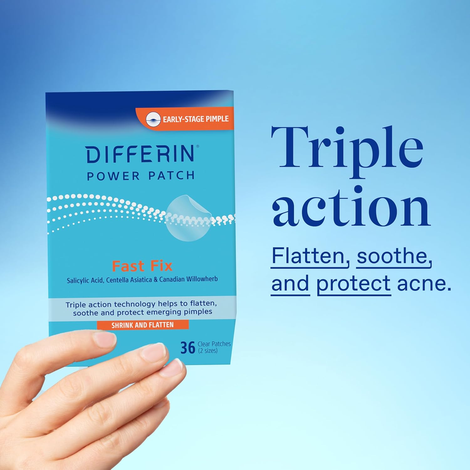 Differin Spot Treatment – Neutral Aesthetic Patches with Restrained, Essential Ingredients Only