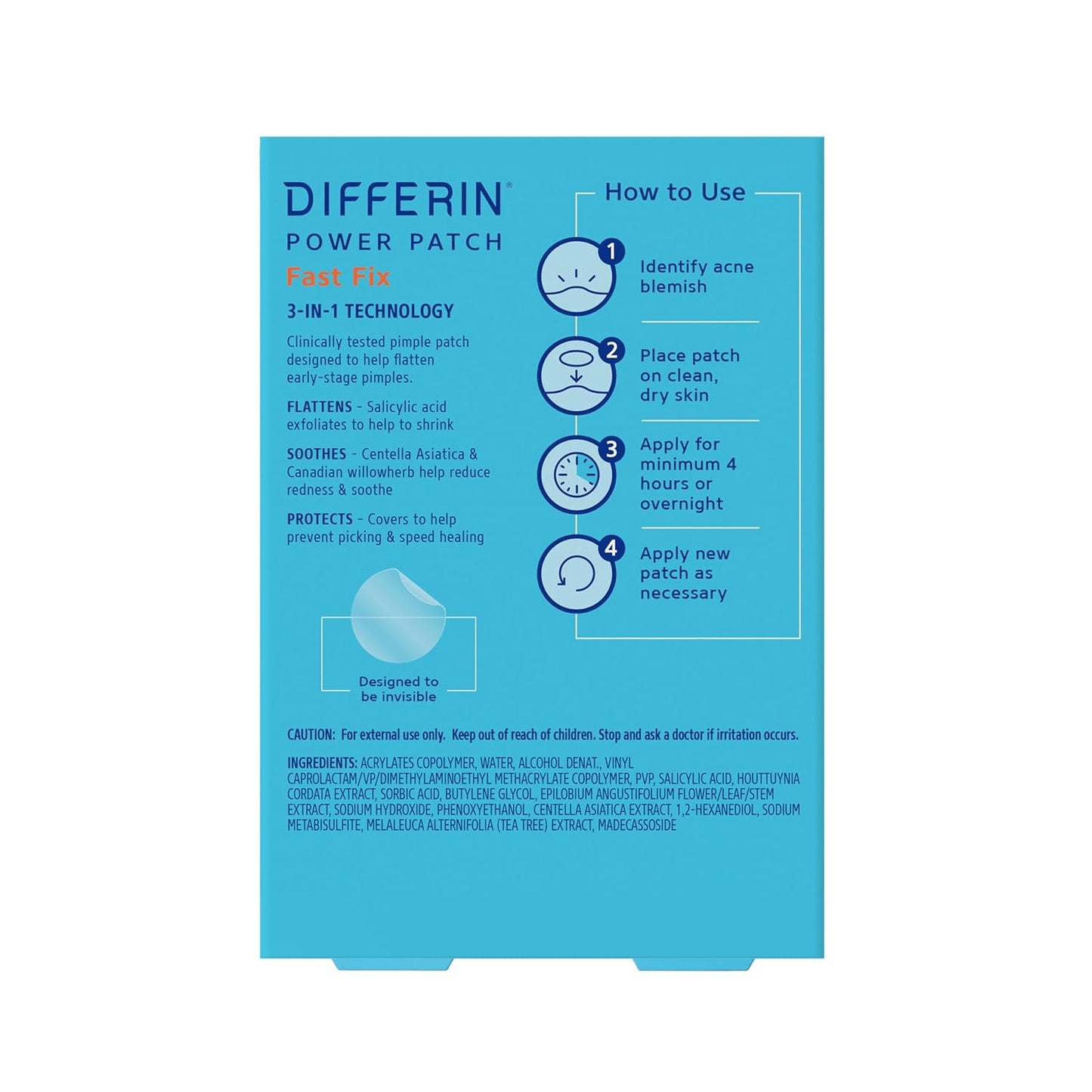 Differin Spot Treatment – Neutral Aesthetic Patches with Restrained, Essential Ingredients Only