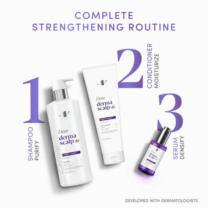 Dove Derma Scalp Density Boost Shampoo – Housewarming Gift for the Wellness Lover, Volumizing Daily Shampoo
