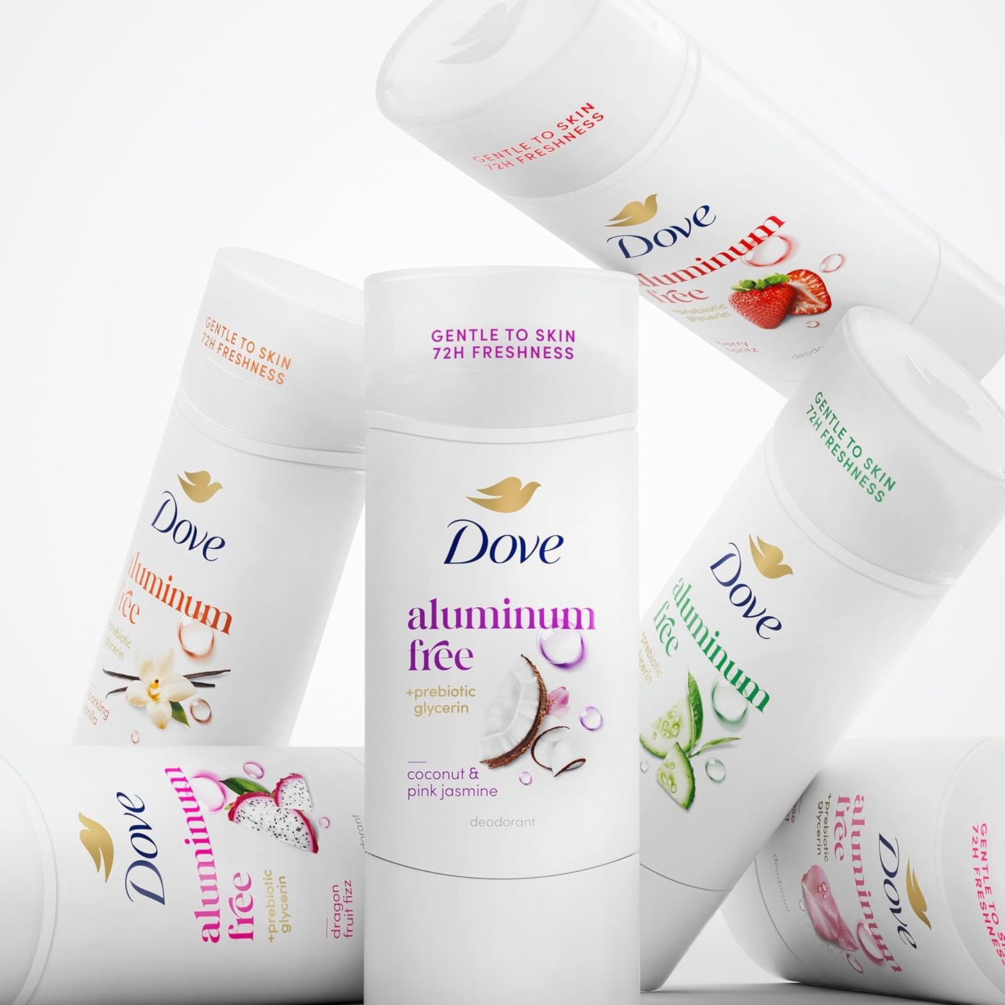 Dove Sensitive Deodorant – Mood-Boosting Daily Scent, Soft Floral Aluminum-Free Stick for Women