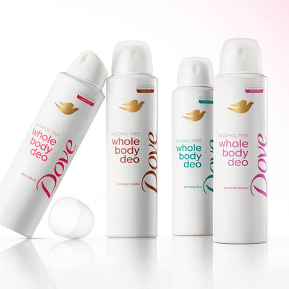 Dove Whole Body Deo Alcohol Free Deodorant Spray Berry Blush – Thoughtful Self Care Gift for Her