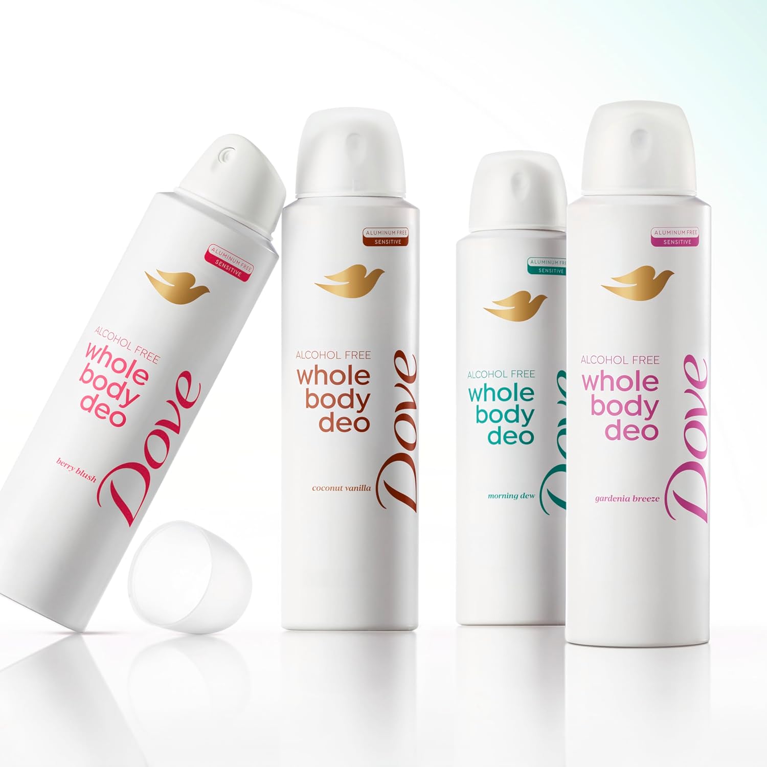 Dove Whole Body Deo Alcohol Free Deodorant Spray for Women – Travel-Size Gym Bag Deodorant, 4 oz