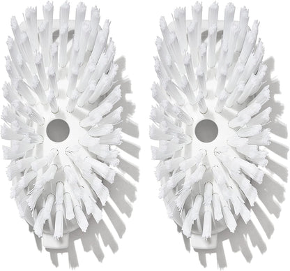 durable nylon bristles designed for non-stick surfaces