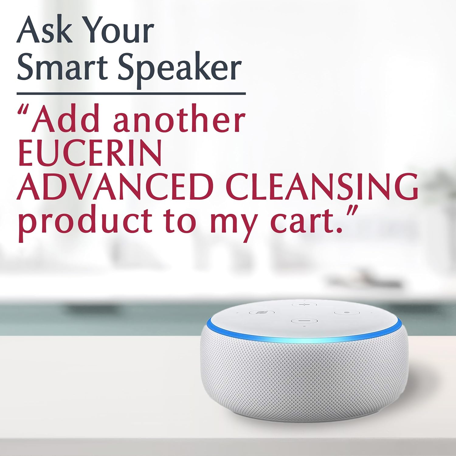 Eucerin Advanced Repair Cleanser – One-Bottle Replacement for Face Wash and Body Wash, Space-Saving