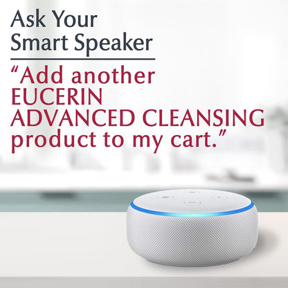 Eucerin Advanced Repair Cleanser – One-Bottle Replacement for Face Wash and Body Wash, Space-Saving