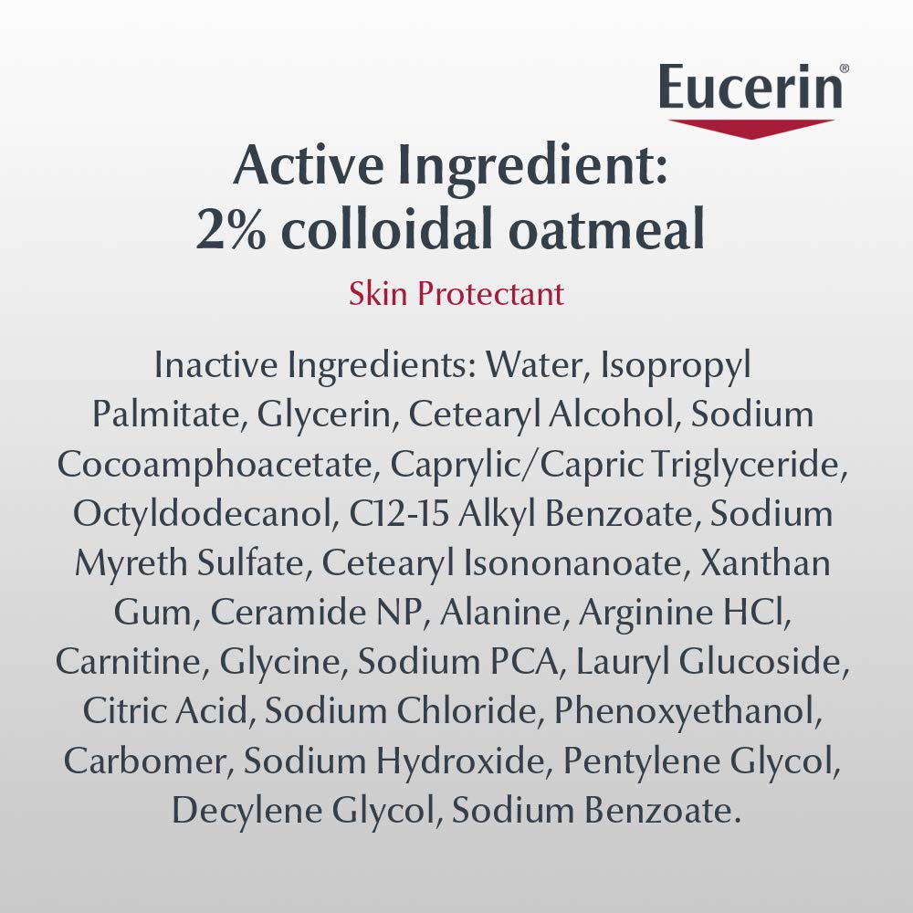 Eucerin Baby Eczema Relief Cream Wash – Gentle Bath Time Solution for Kids with Reactive Skin