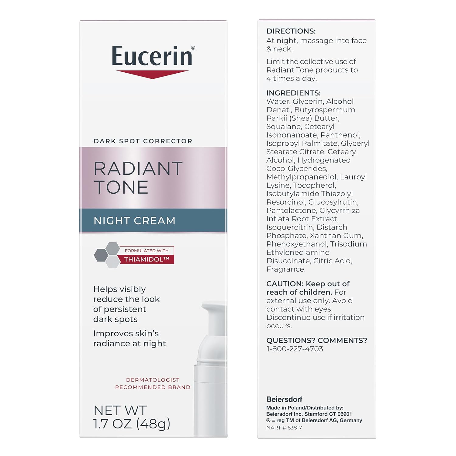 Eucerin Dermatologist-Safe Dark Spot Night Treatment – Hypoallergenic Formula for Peace of Mind