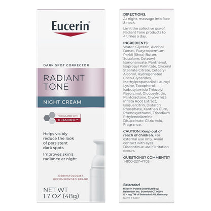 Eucerin Dermatologist-Safe Dark Spot Night Treatment – Hypoallergenic Formula for Peace of Mind