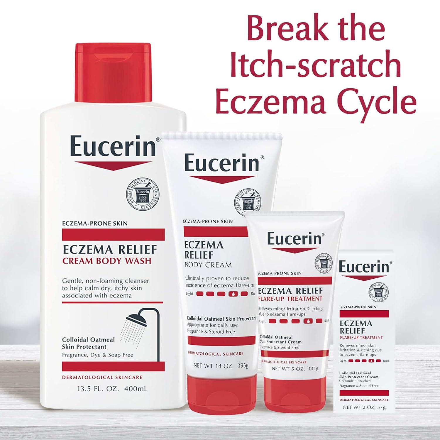 Eucerin Eczema Relief – Elevated Eczema Care with Ceramides & Oatmeal, Dermatologist-Recommended